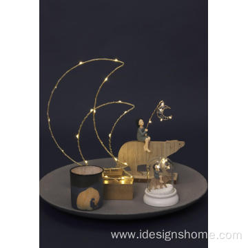 Cute Animal Family LED Home Christmas bear Decoration